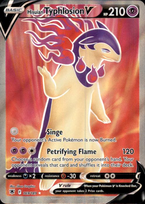 SWSH10: Astral Radiance- #169/189 Hisuian Typhlosion V (Full Art)