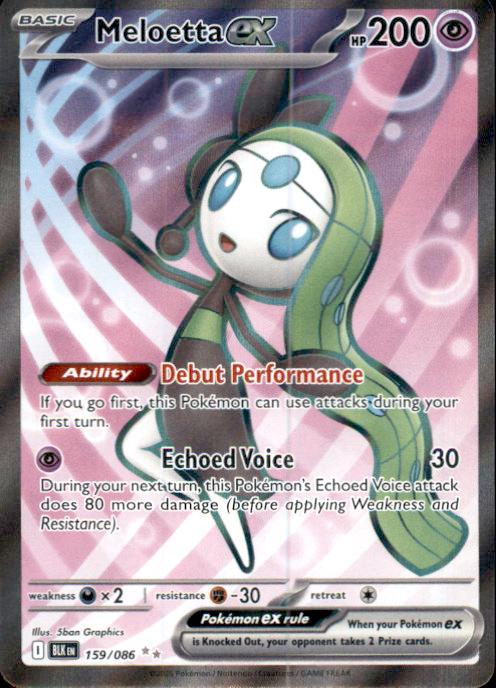 SV: Black Bolt- #159/086 Meloetta ex