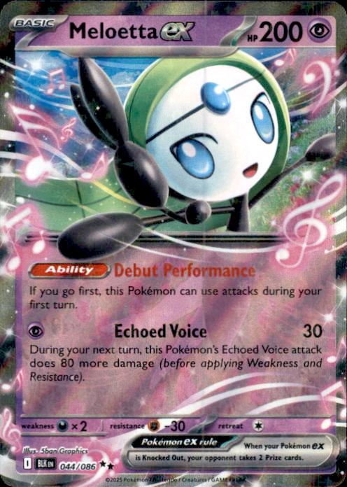 SV: Black Bolt- #044/086 Meloetta ex
