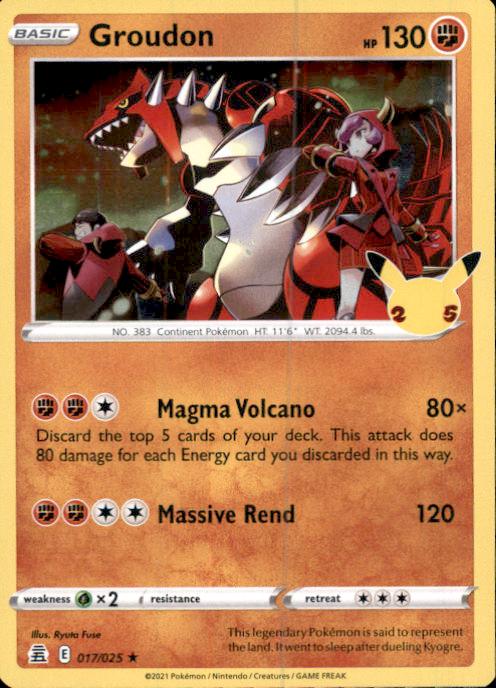 Celebrations- #017/025 Groudon