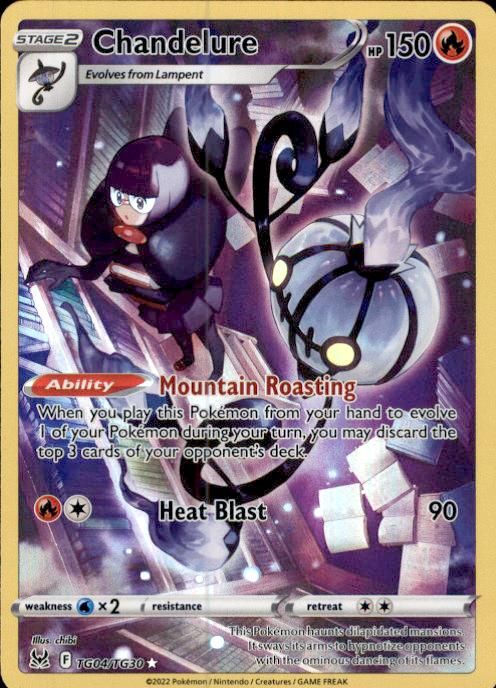 SWSH11: Lost Origin Trainer Gallery- #TG04/TG30 Chandelure