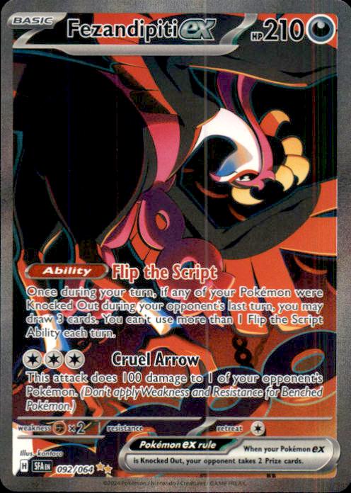 SV: Shrouded Fable- #092/064 Fezandipiti ex