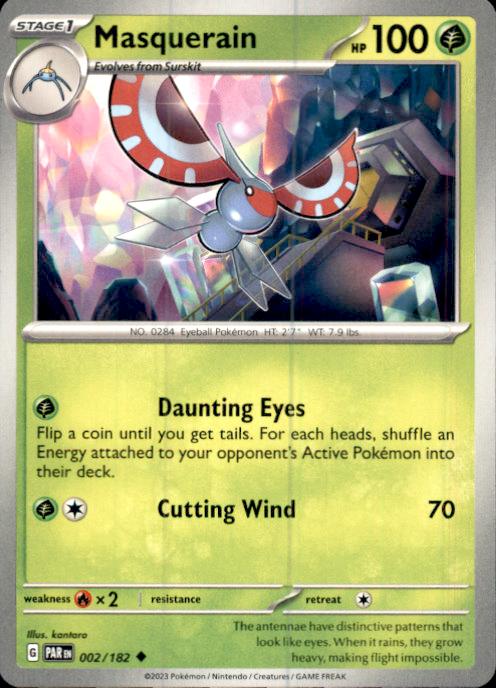 SV04: Paradox Rift- #002/182 Masquerain