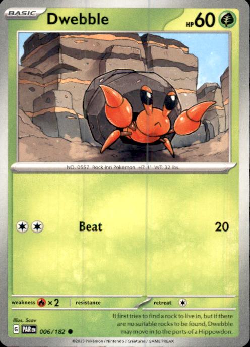 SV04: Paradox Rift- #006/182 Dwebble