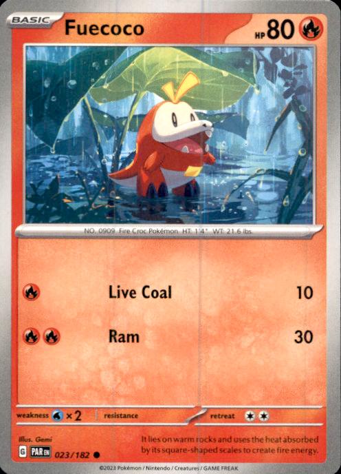 SV04: Paradox Rift- #023/182 Fuecoco