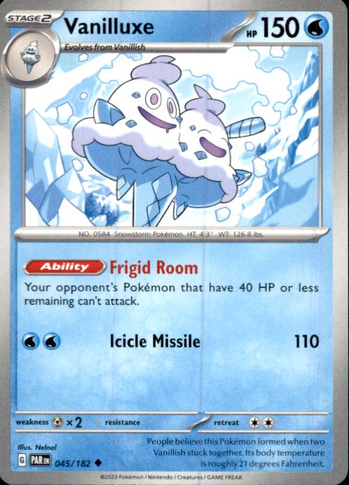 SV04: Paradox Rift- #045/182 Vanilluxe