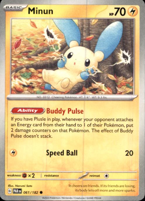 SV04: Paradox Rift- #061/182 Minun