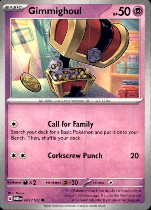 SV04: Paradox Rift- #087/182 Gimmighoul