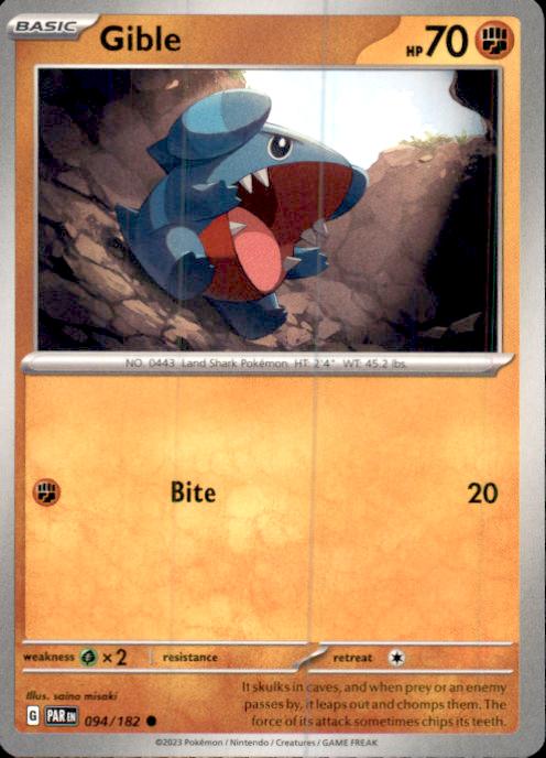 SV04: Paradox Rift- #094/182 Gible