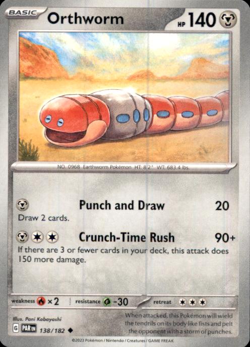 SV04: Paradox Rift- #138/182 Orthworm