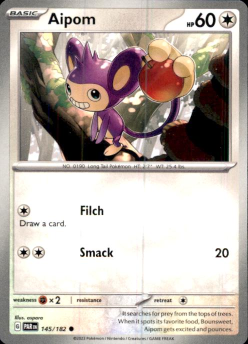 SV04: Paradox Rift- #145/182 Aipom