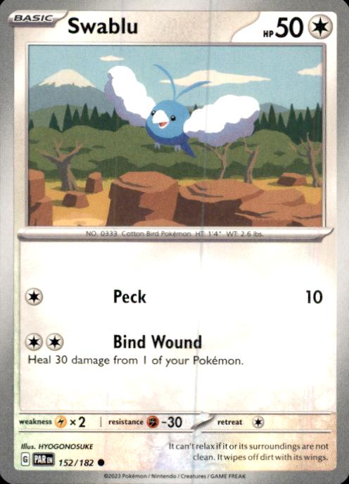 SV04: Paradox Rift- #152/182 Swablu