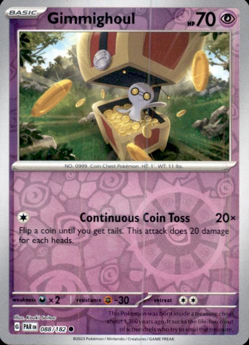 SV04: Paradox Rift- #088/182 Gimmighoul