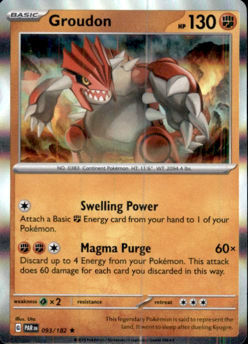 SV04: Paradox Rift- #093/182 Groudon