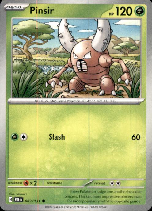 SV: Prismatic Evolutions- #003/131 Pinsir