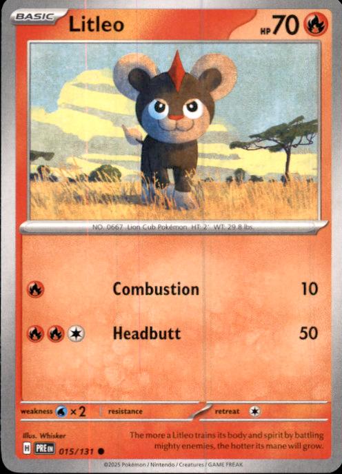 SV: Prismatic Evolutions- #015/131 Litleo