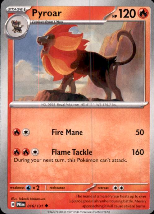 SV: Prismatic Evolutions- #016/131 Pyroar