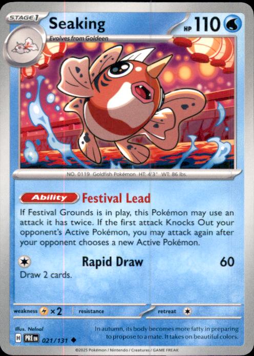 SV: Prismatic Evolutions- #021/131 Seaking