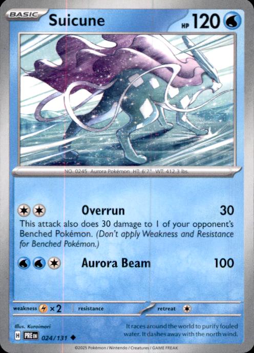 SV: Prismatic Evolutions- #024/131 Suicune