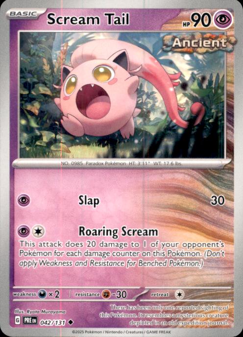 SV: Prismatic Evolutions- #042/131 Scream Tail
