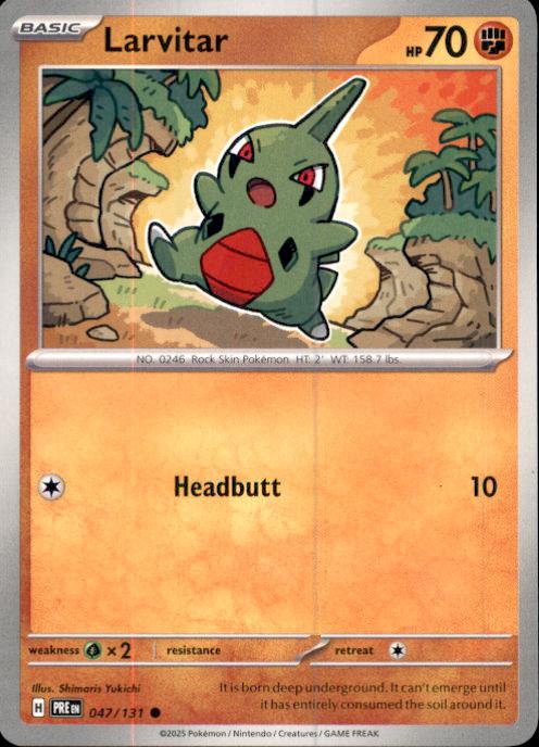 SV: Prismatic Evolutions- #047/131 Larvitar