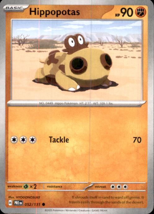 SV: Prismatic Evolutions- #052/131 Hippopotas