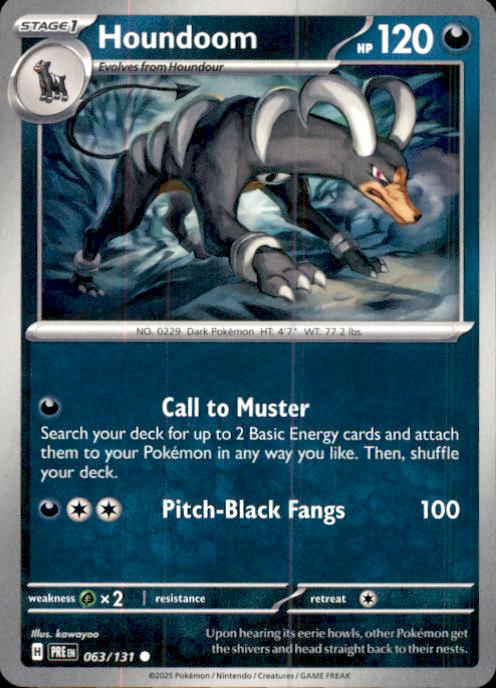 SV: Prismatic Evolutions- #063/131 Houndoom