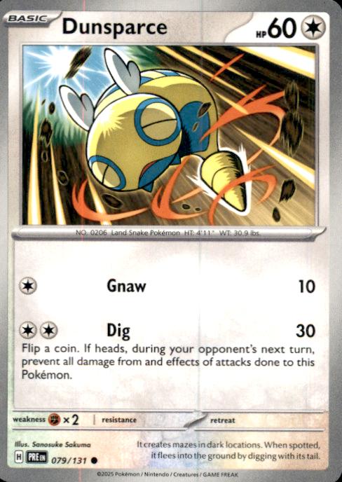 SV: Prismatic Evolutions- #079/131 Dunsparce