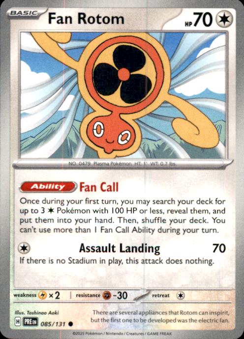 SV: Prismatic Evolutions- #085/131 Fan Rotom