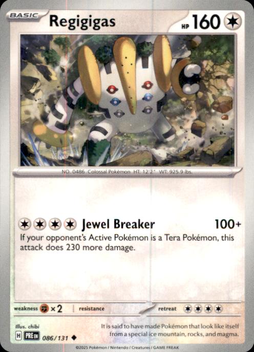 SV: Prismatic Evolutions- #086/131 Regigigas