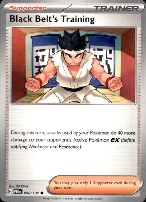 SV: Prismatic Evolutions- #096/131 Black Belt's Training