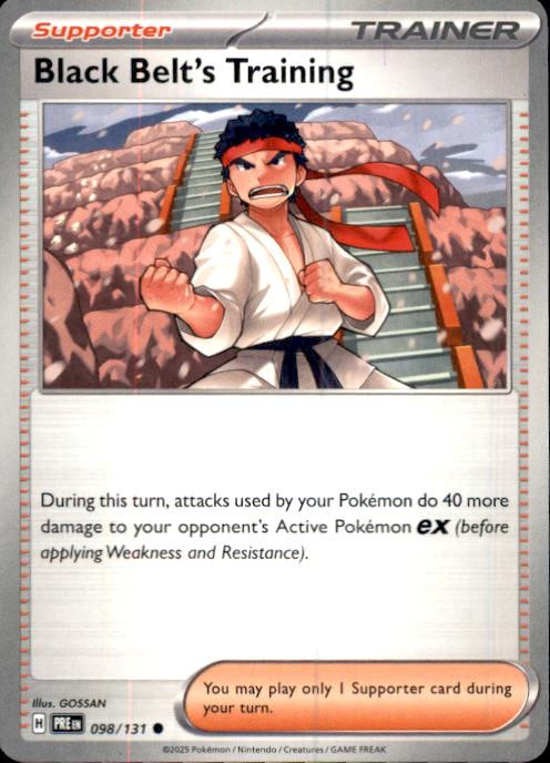 SV: Prismatic Evolutions- #098/131 Black Belt's Training