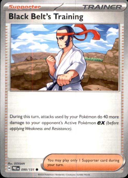 SV: Prismatic Evolutions- #099/131 Black Belt's Training