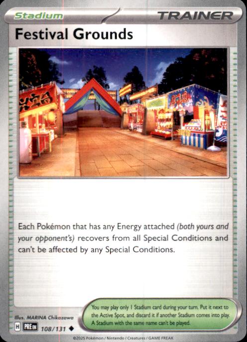 SV: Prismatic Evolutions- #108/131 Festival Grounds