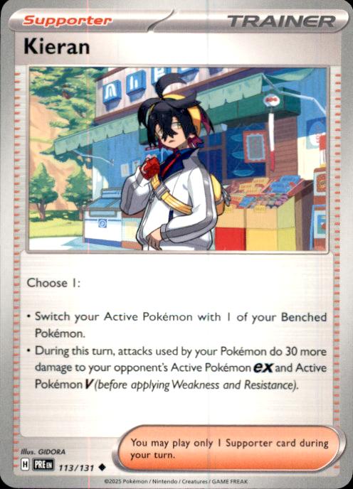 SV: Prismatic Evolutions- #113/131 Kieran