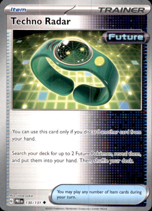 SV: Prismatic Evolutions- #130/131 Techno Radar