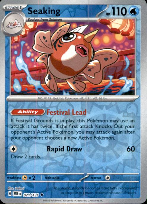 SV: Prismatic Evolutions- #021/131 Seaking