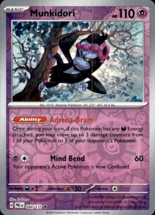 SV: Prismatic Evolutions- #044/131 Munkidori