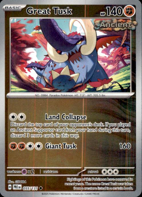 SV: Prismatic Evolutions- #055/131 Great Tusk