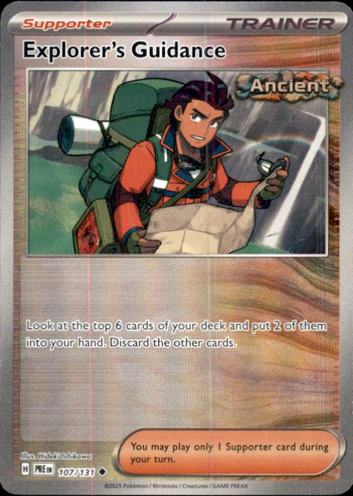 SV: Prismatic Evolutions- #107/131 Explorer's Guidance