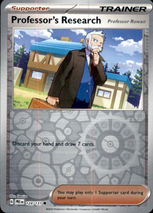 SV: Prismatic Evolutions- #124/131 Professor's Research [Professor Rowan]