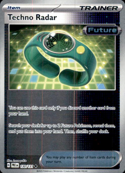 SV: Prismatic Evolutions- #130/131 Techno Radar
