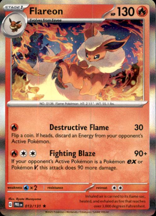 SV: Prismatic Evolutions- #013/131 Flareon