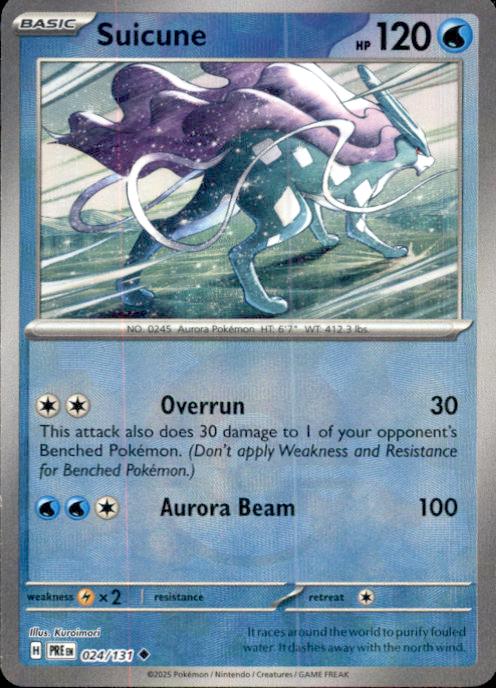 SV: Prismatic Evolutions- #024/131 Suicune