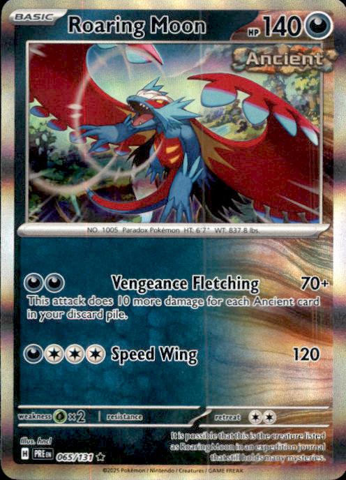SV: Prismatic Evolutions- #065/131 Roaring Moon