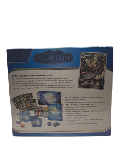 Pokémon TCG: Stellar Crown Elite Trainer Box (ETB)