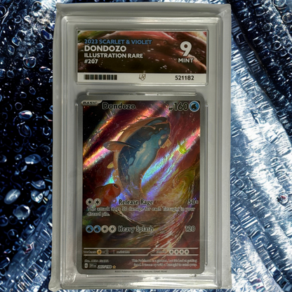 ACE Graded 9 Mint – Dondozo Illustration Rare #207 (Scarlet & Violet 2023)