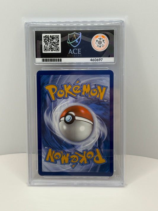2025 Pokémon Black Star Promo – Team Rocket’s Wobbuffet #203 – ACE Grading Gem Mint 10