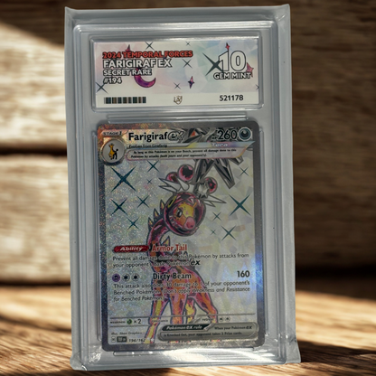 Farigiraf ex Secret Rare – Temporal Forces (ACE 10 Gem Mint)