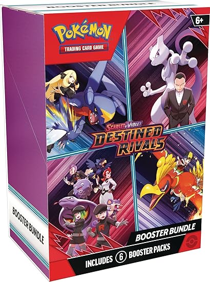 Pokémon TCG: Scarlet & Violet—Destined Rivals Booster Bundle (6 Booster Packs)